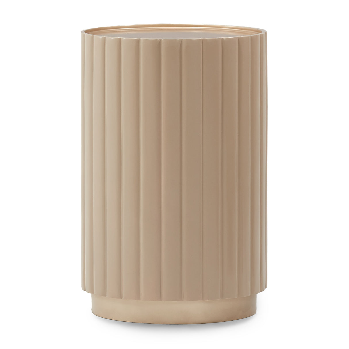 Malibu Crest Chardonnay Round Chairside Table from Michael Amini - Luna Furniture