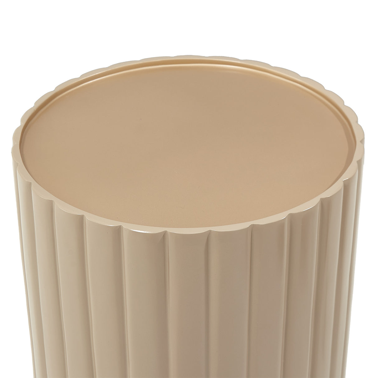 Malibu Crest Chardonnay Round Chairside Table from Michael Amini - Luna Furniture