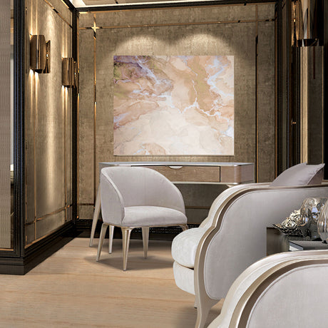 Malibu Crest Chardonnay Vanity Chair from Michael Amini - Luna Furniture