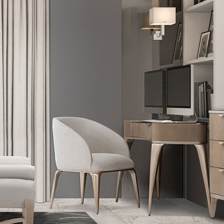 Malibu Crest Chardonnay Vanity Chair from Michael Amini - Luna Furniture