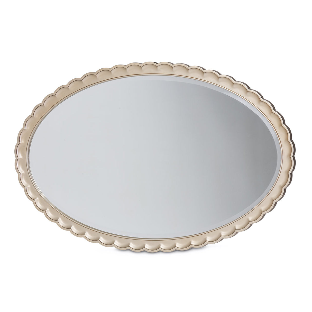 Malibu Crest Chardonnay Oval Wall Mirror from Michael Amini - Luna Furniture