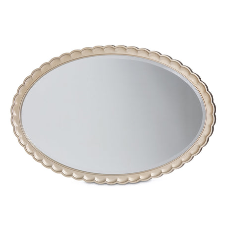 Malibu Crest Chardonnay Oval Wall Mirror from Michael Amini - Luna Furniture