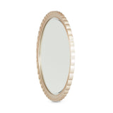 Malibu Crest Chardonnay Oval Wall Mirror from Michael Amini - Luna Furniture