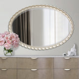 Malibu Crest Chardonnay Oval Wall Mirror from Michael Amini - Luna Furniture