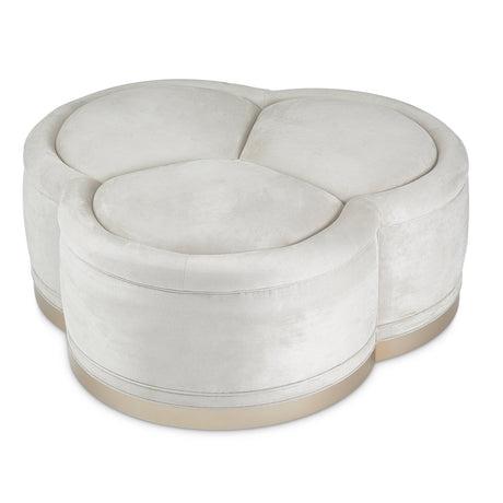 Malibu Crest Chardonnay Cocktail Ottoman from Michael Amini - Luna Furniture