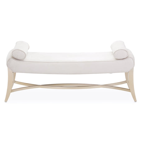 Malibu Crest Chardonnay Bed Bench from Michael Amini - Luna Furniture