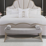 Malibu Crest Chardonnay Bed Bench from Michael Amini - Luna Furniture