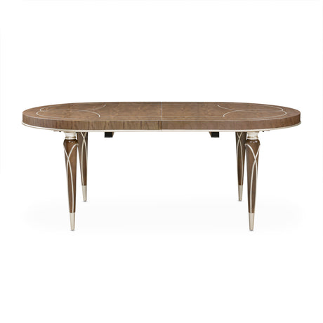 Villa Cherie Hazelnut Oval Dining Table from Michael Amini - Luna Furniture