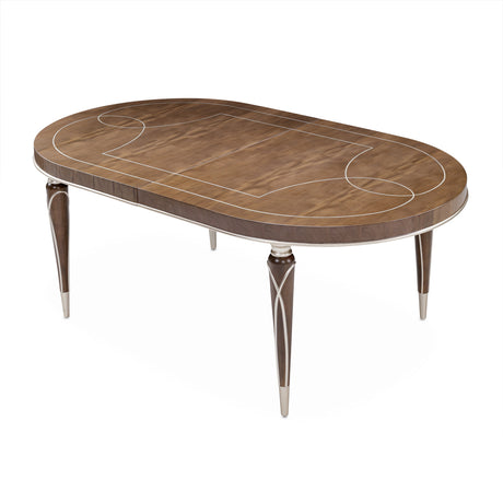 Villa Cherie Hazelnut Oval Dining Table from Michael Amini - Luna Furniture