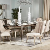 Villa Cherie Hazelnut Oval Dining Table from Michael Amini - Luna Furniture