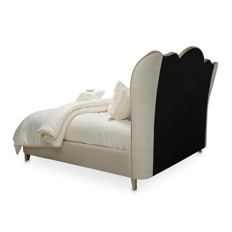 Villa Cherie Caramel Cal. King Channel-tufted Bed from Michael Amini - Luna Furniture