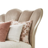 Villa Cherie Hazelnut Cal. King Channel-tufted Bed from Michael Amini - Luna Furniture