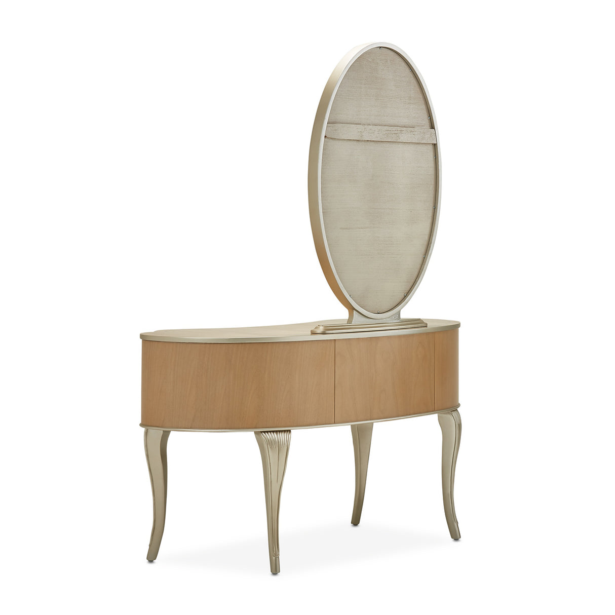 Villa Cherie Caramel Vanity With Mirror from Michael Amini - Luna Furniture