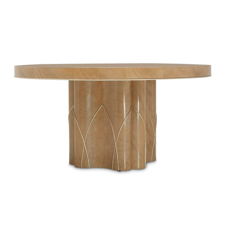 Villa Cherie Caramel Round Dining Table from Michael Amini - Luna Furniture