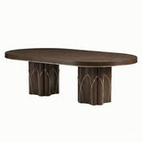 Villa Cherie Hazelnut Double Pedestal Dining Table from Michael Amini - Luna Furniture