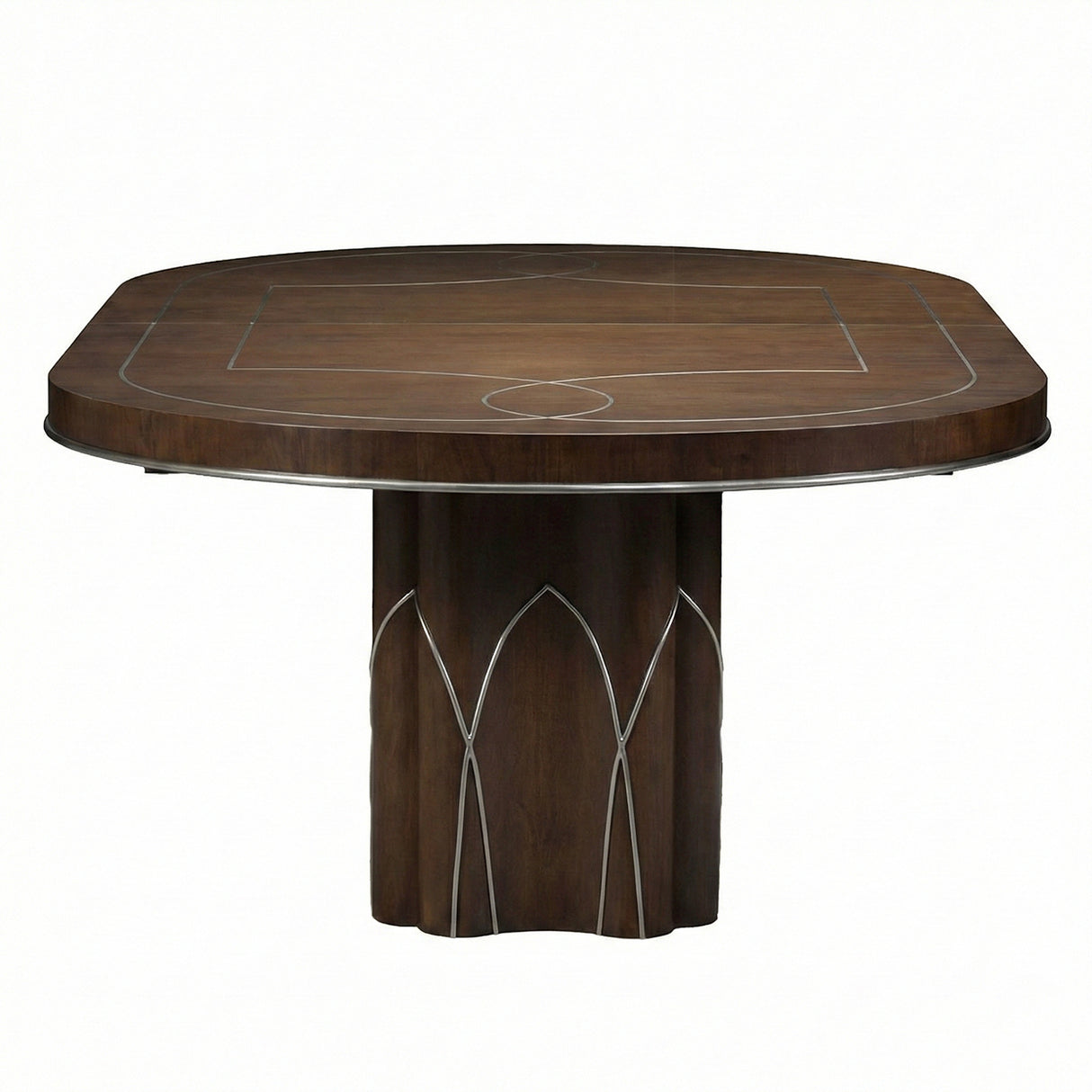 Villa Cherie Hazelnut Double Pedestal Dining Table from Michael Amini - Luna Furniture