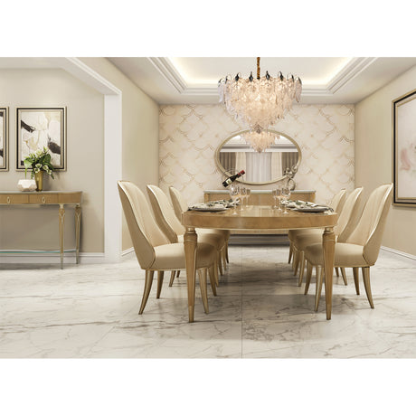 Villa Cherie Caramel Dining Side Chair from Michael Amini - Luna Furniture