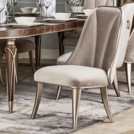 Villa Cherie Hazelnut Dining Side Chair from Michael Amini - Luna Furniture