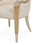 Villa Cherie Caramel Dining Arm Chair from Michael Amini - Luna Furniture