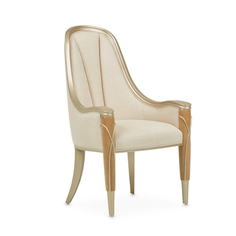 Villa Cherie Caramel Dining Arm Chair from Michael Amini - Luna Furniture