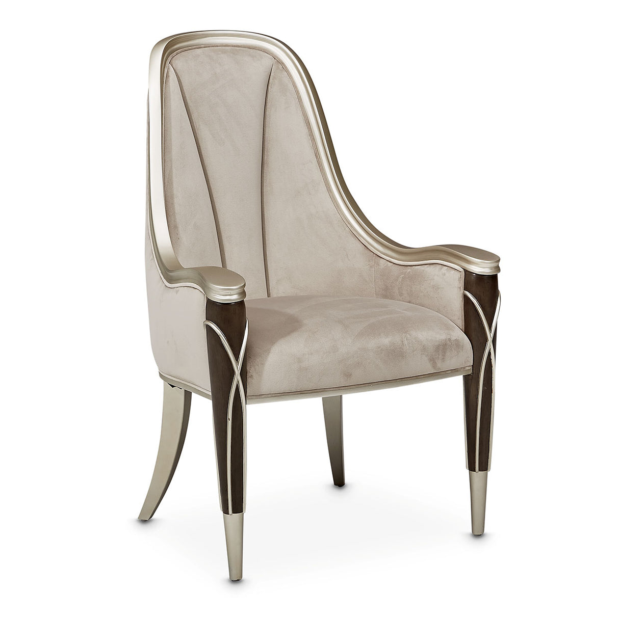 Villa Cherie Hazelnut Dining Arm Chair from Michael Amini - Luna Furniture