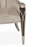 Villa Cherie Hazelnut Dining Arm Chair from Michael Amini - Luna Furniture