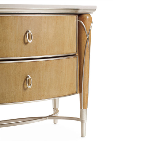 Villa Cherie Caramel Nightstand from Michael Amini - Luna Furniture