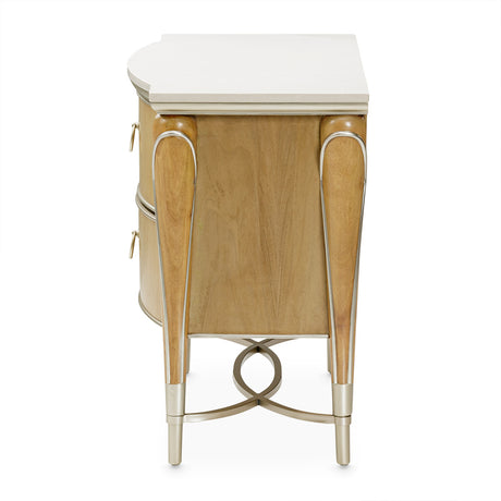 Villa Cherie Caramel Nightstand from Michael Amini - Luna Furniture