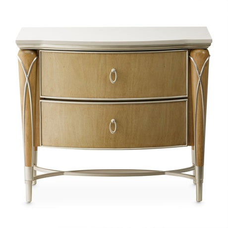 Villa Cherie Caramel Nightstand from Michael Amini - Luna Furniture
