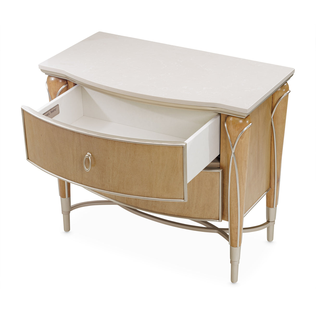 Villa Cherie Caramel Nightstand from Michael Amini - Luna Furniture