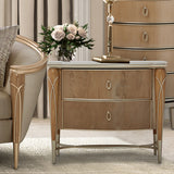 Villa Cherie Caramel Nightstand from Michael Amini - Luna Furniture