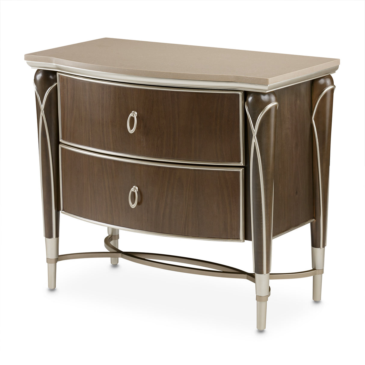Villa Cherie Hazelnut Nightstand from Michael Amini - Luna Furniture