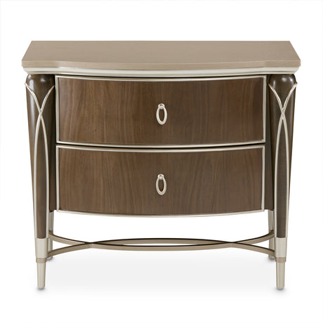 Villa Cherie Hazelnut Nightstand from Michael Amini - Luna Furniture