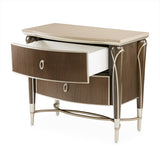 Villa Cherie Hazelnut Nightstand from Michael Amini - Luna Furniture