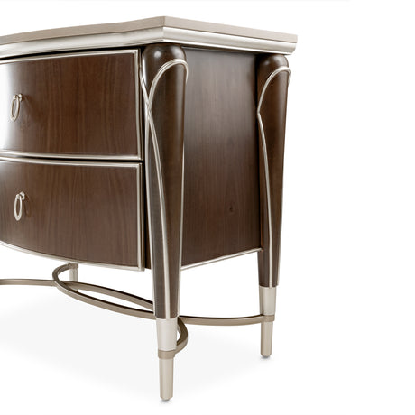 Villa Cherie Hazelnut Nightstand from Michael Amini - Luna Furniture