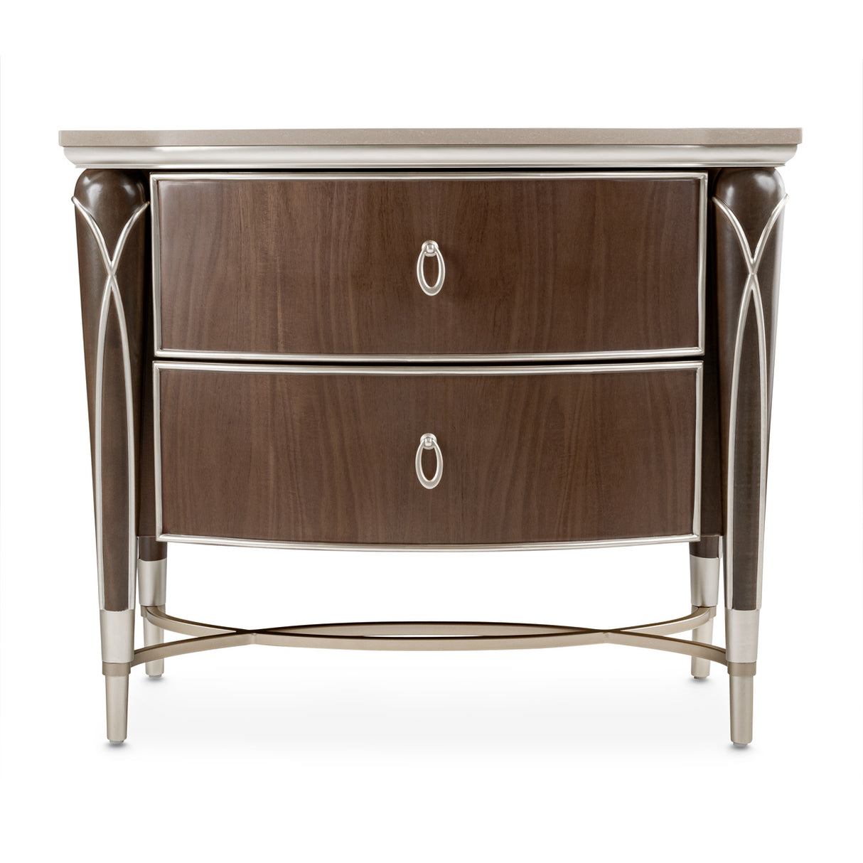 Villa Cherie Hazelnut Nightstand from Michael Amini - Luna Furniture