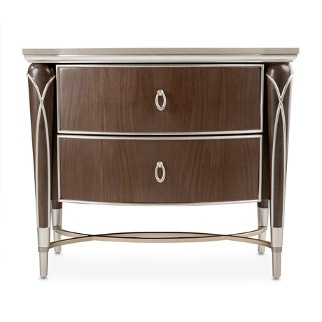 Villa Cherie Hazelnut Nightstand from Michael Amini - Luna Furniture