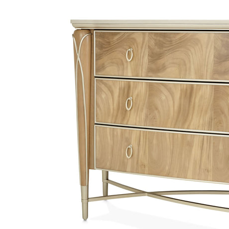Villa Cherie Caramel Dresser from Michael Amini - Luna Furniture