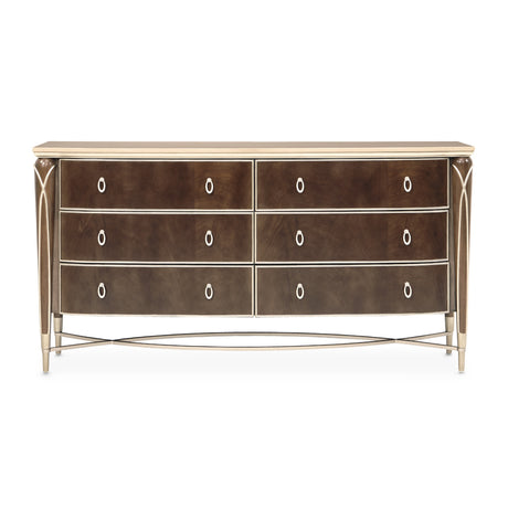 Villa Cherie Hazelnut Dresser from Michael Amini - Luna Furniture