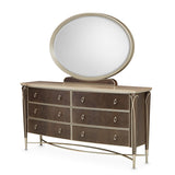 Villa Cherie Hazelnut Dresser With Mirror from Michael Amini - Luna Furniture