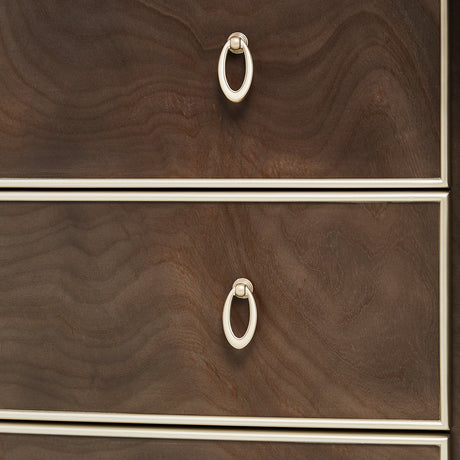 Villa Cherie Hazelnut Dresser With Mirror from Michael Amini - Luna Furniture