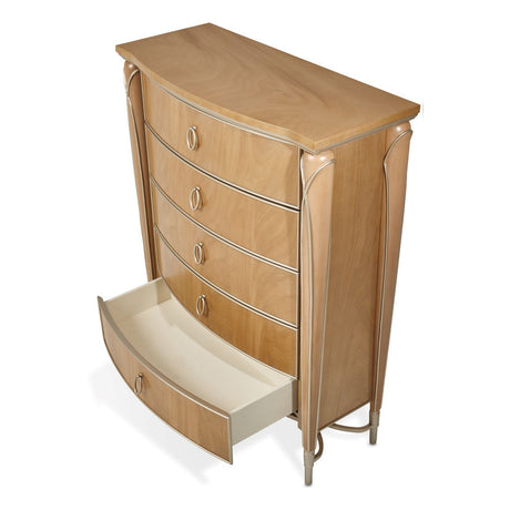 Villa Cherie Caramel Highboy Chest from Michael Amini - Luna Furniture