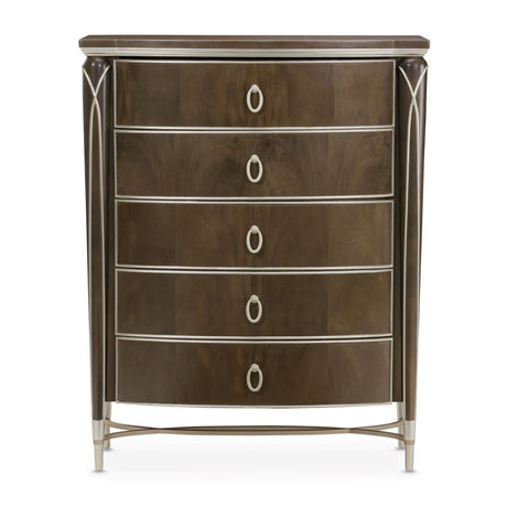 Villa Cherie Hazelnut Highboy Chest from Michael Amini - Luna Furniture