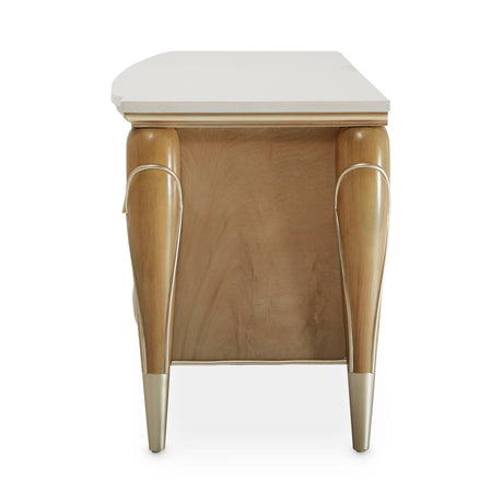 Villa Cherie Caramel Media Cabinet from Michael Amini - Luna Furniture