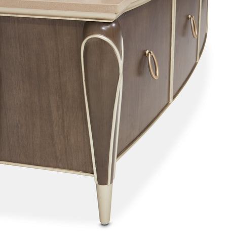 Villa Cherie Hazelnut Media Cabinet from Michael Amini - Luna Furniture