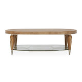 Villa Cherie Caramel Oval Cocktail Table from Michael Amini - Luna Furniture