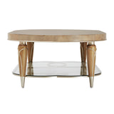 Villa Cherie Caramel Oval Cocktail Table from Michael Amini - Luna Furniture