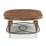 Villa Cherie Hazelnut Oval Cocktail Table from Michael Amini - Luna Furniture