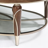 Villa Cherie Hazelnut Oval Cocktail Table from Michael Amini - Luna Furniture
