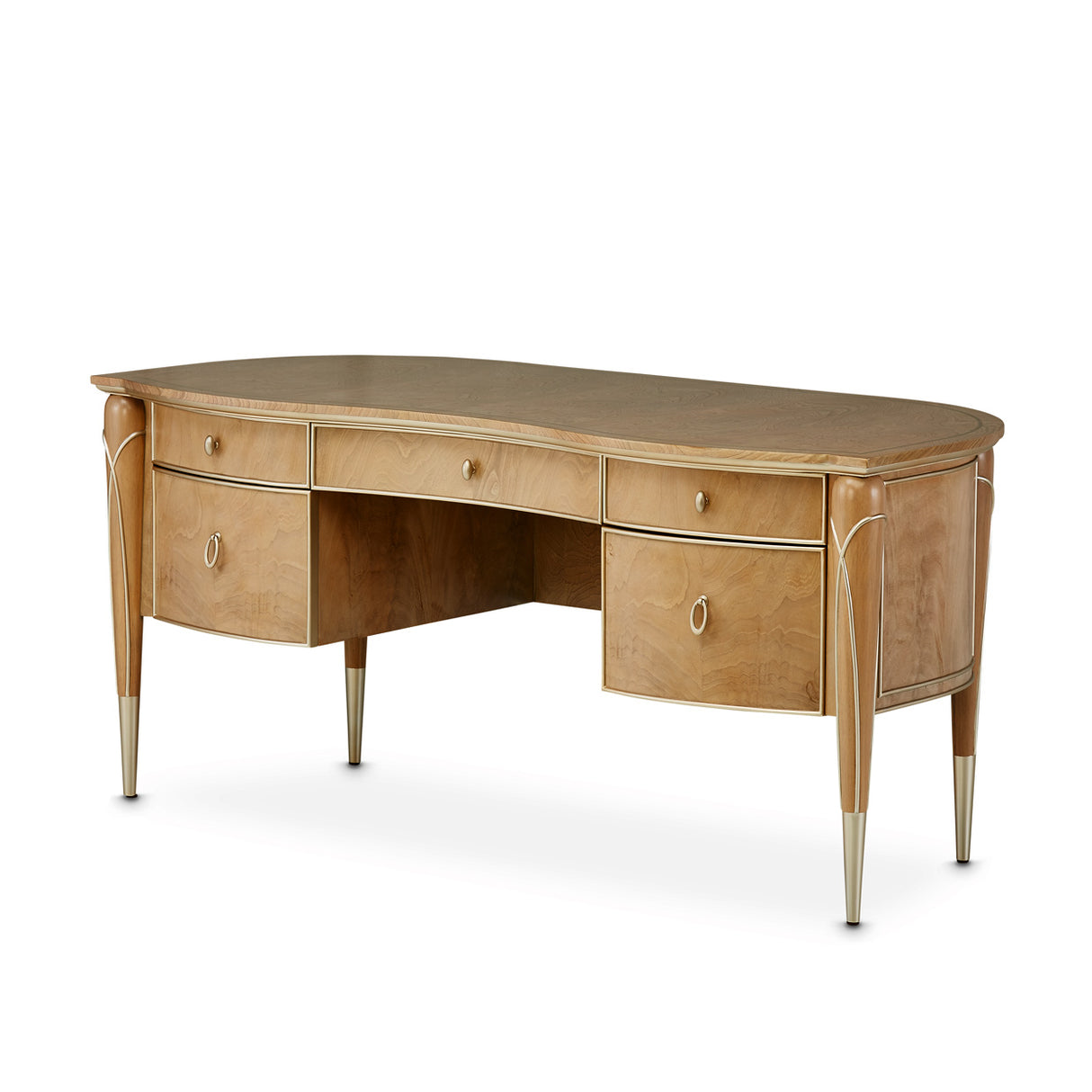 Villa Cherie Caramel Desk from Michael Amini - Luna Furniture